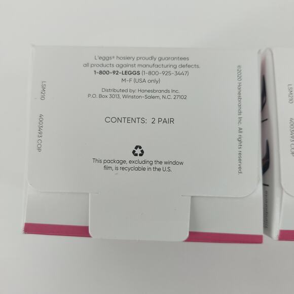 Leggs Jet Black Q Silken Mist Ultra Sheer Legs Control Top 6 Pairs Tights - Picture 7 of 8